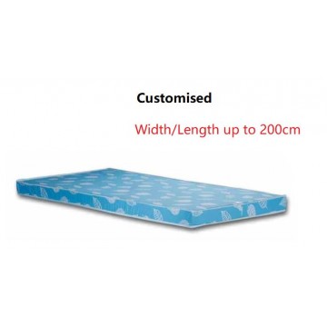 Customised  Foam 2/3/4/6/8 Inch Mattress (Up to 200cm Length/Width)